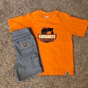 Carhartt shirt and short set